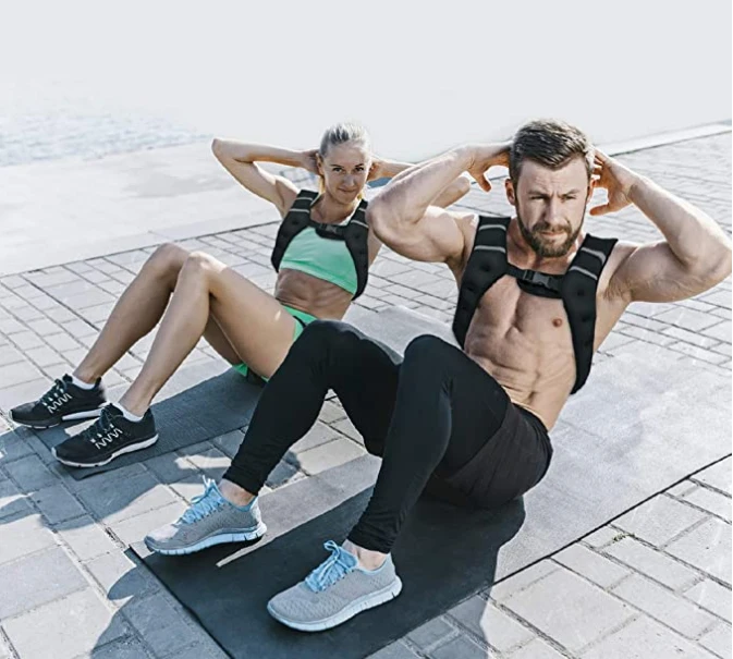 Outdoor running 5kg 10kg custom training tactical 30kg fitness weight vest