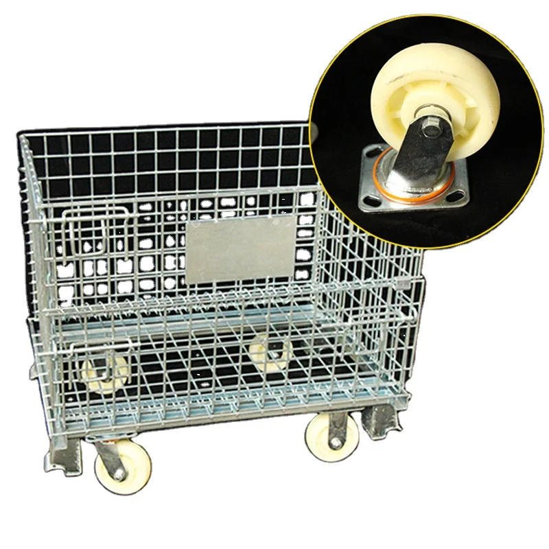 2022 Hot Selling Storage Foldable Metal Wire Mesh Box Pallet Cage
