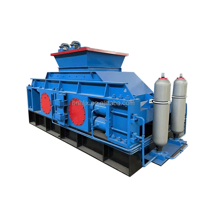 Hot sale price double teeth high pressure grinding roll crusher mobile counter crusher roll fine roll crusher machine
