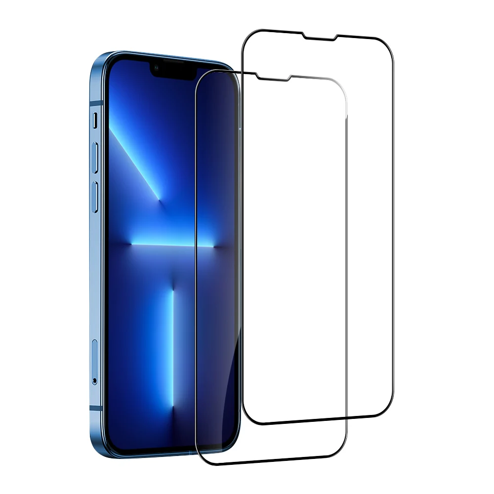 Ceramic Phones Screen Protector for Iphone 13 9H Silk Print Tempered Glass Screen Protector For IPhone 13 mini/13pro/13promax