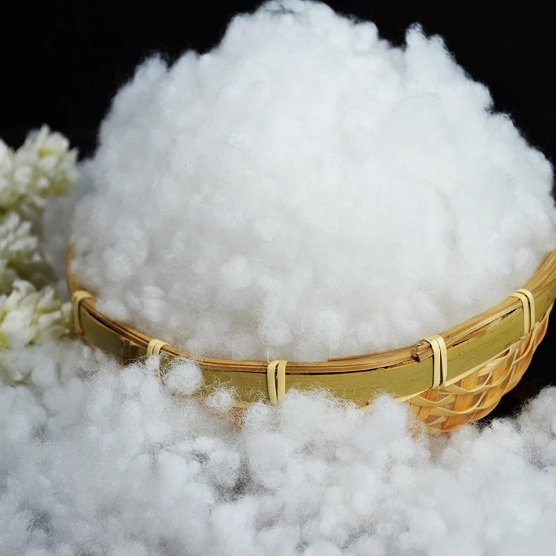 7D32 Hollow Conjugated Siliconized (HCS) Recycled Polyester Staple Fibre