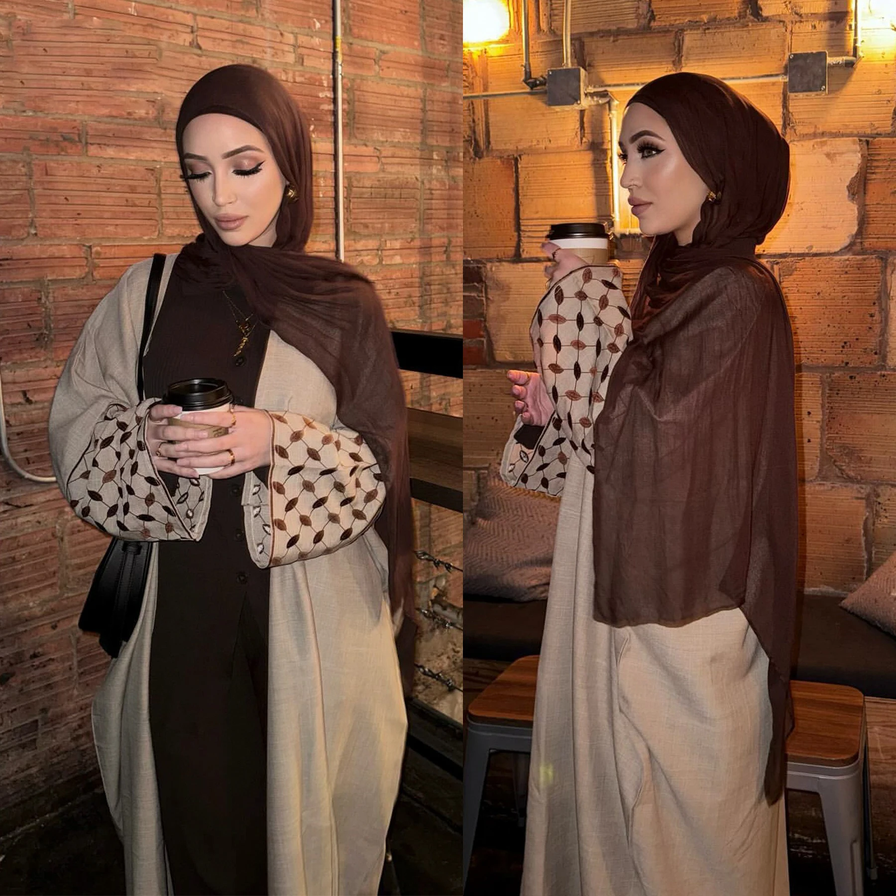 Middle East Arab Turkey Dubai Islamic Clothing Embroidered Elegant Abaya Women Muslim Dress 2024