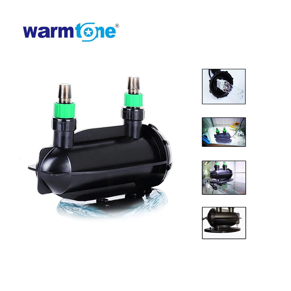 WARMTONE WT-386 UV-C стерильзер свет для аквариума аквариум рыбный пруд Китай Гуандун