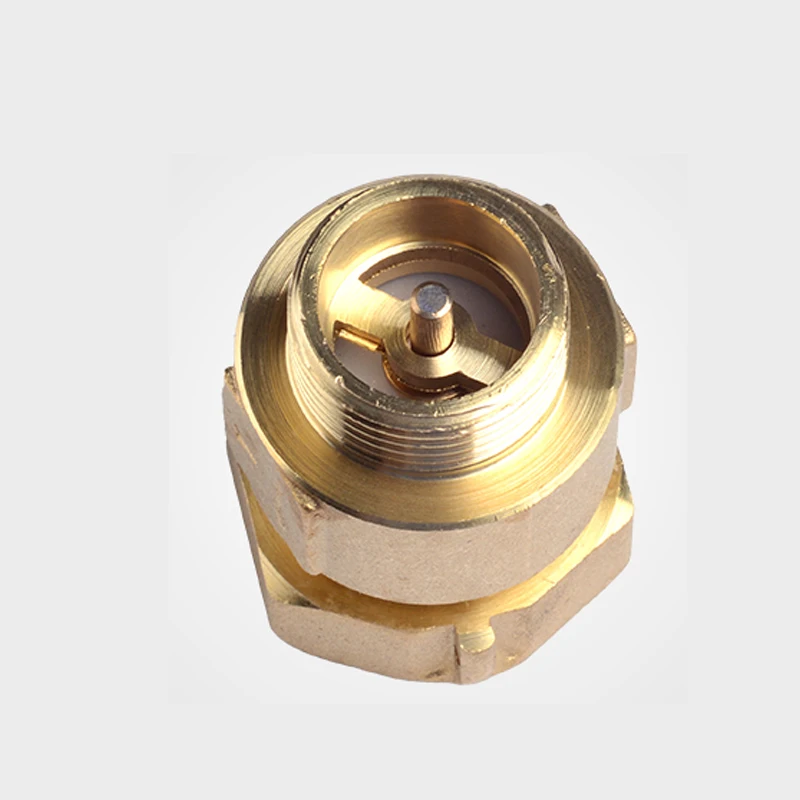 Brass water meter check valve