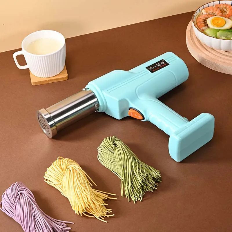 Automatic Stainless Steel Hand Crane Spaghetti Fettuccine Noodle Dough Press Machine Pasta Maker Machine Noodles Press Machine