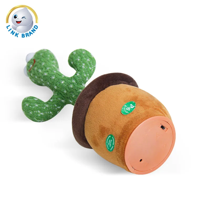Tik Tok Dancing Talking Fancy Magic Artifical Kaktus Cactus Twisting Plush Stuffed Toy What You Say