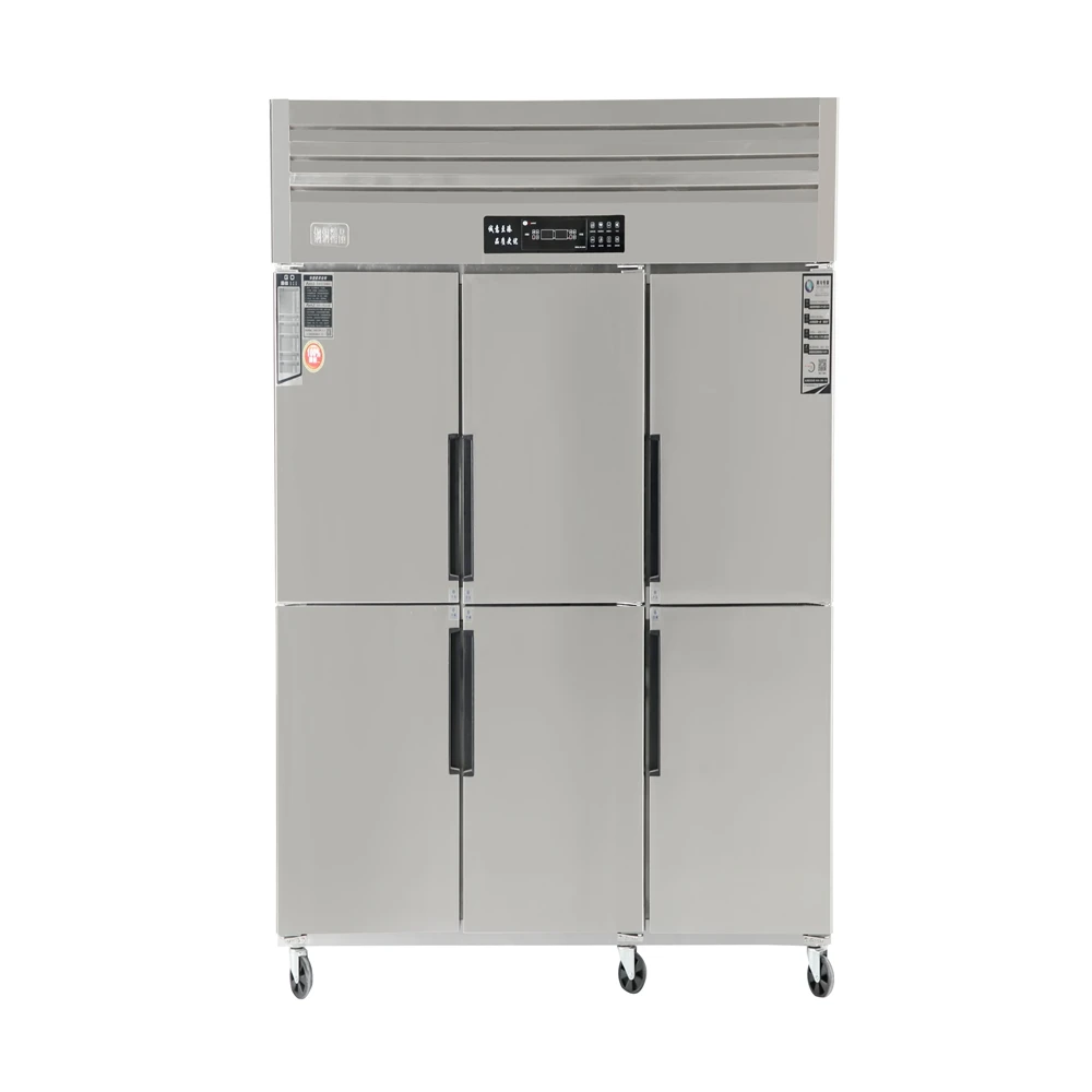 Customized New Brand Durable Materials Refrigeration Unit Catering Equipment Six Doors Mobile Refrigerated Freezer