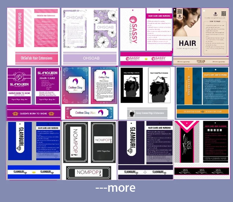 
Customized Private Label Hair Tags And Wraps For Bundles Packaging, Silky Satin Bags With Tassels Custom Logo Human Hair 