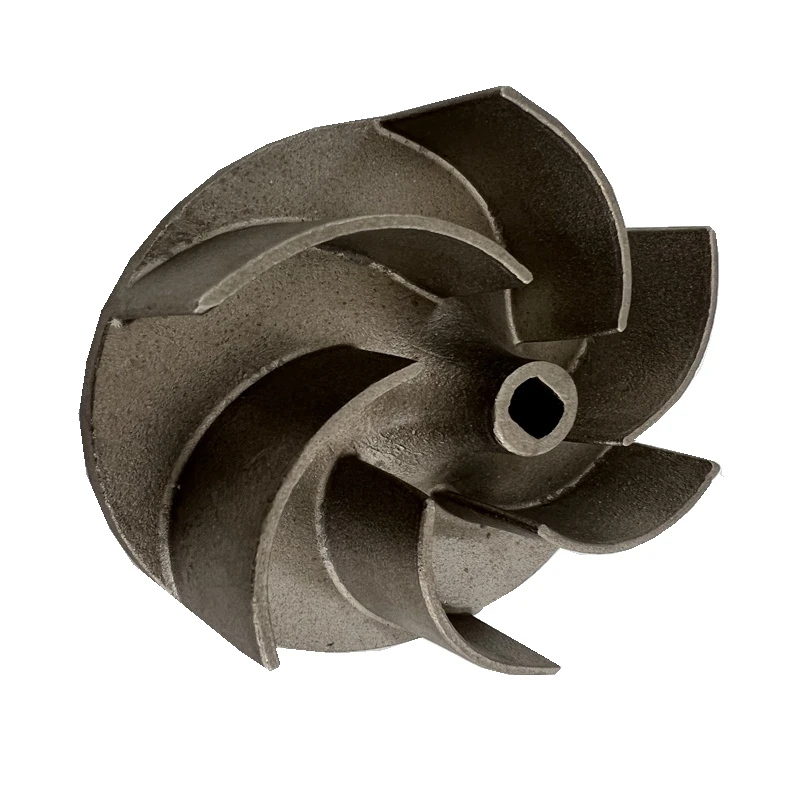 Custom High Precision Die Casting Turbocharger Parts 5 Axis Auto  Engine System CNC Machining Investment Casting Impeller