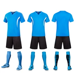 2021 Fashion Full Kits Uniforms Football Sublimated Soccer Jersey Set For Football Club