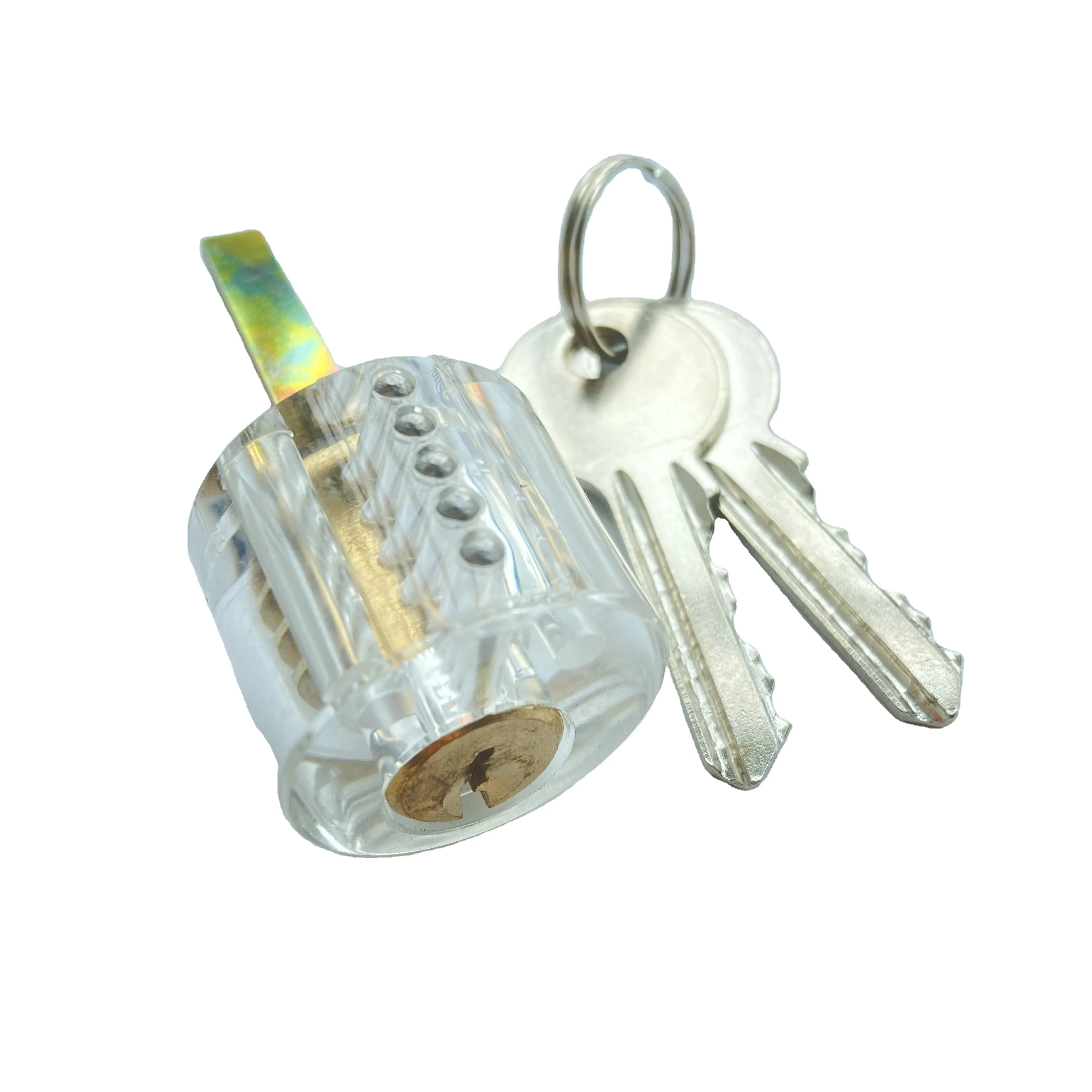 One-word transparent lock C-class anti-theft door special lock cylinder door lock accessories