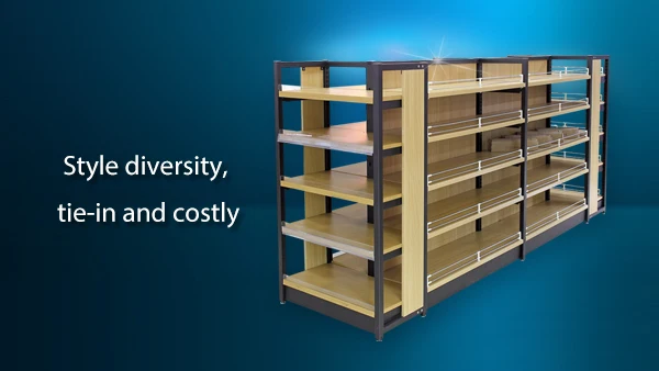 High End Home Furniture Textile Display Rack Stand Shelf For Supermarket