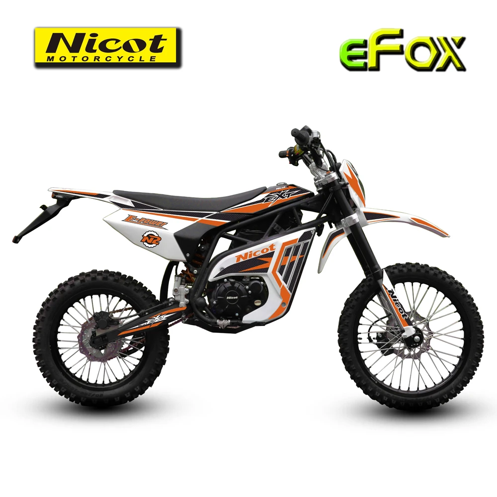 Супермощный электрический скутер Nicot eFox 12 кВт Мотокросс внедорожный мотоцикл Электрический для