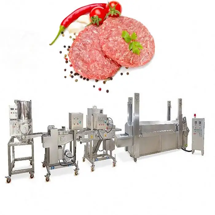 Automatic pie machine production line buy high quality patty forming machine hamburger burger chicken nuggets machine