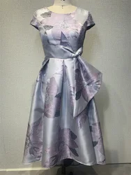 Low price womens plus size formal evening dress european lilac maxi evening dresses for muslim evening  short dresses