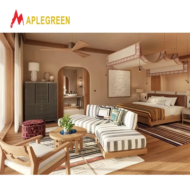 Hotel Bed Room 3 4 5 Star Hotel Design Guestroom Wooden Furniture Wood Hotel Star Project Bedroom Set