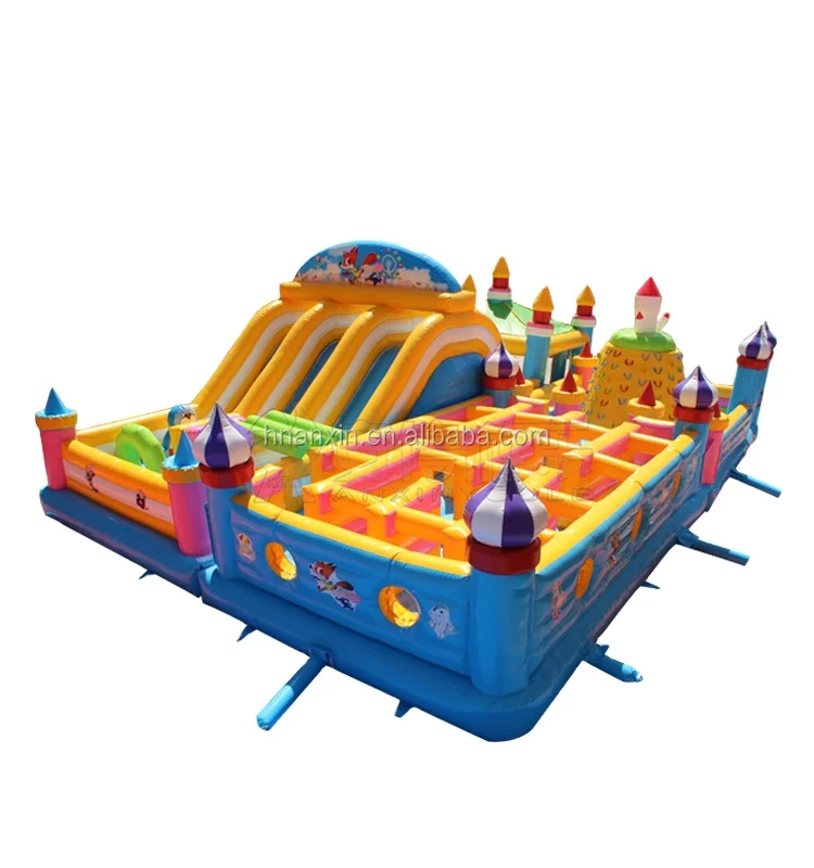 Надувная игровая площадка парк развлечений для вечеринок игры продажи унисекс 1 набор замок 3 лет летние горки более 5