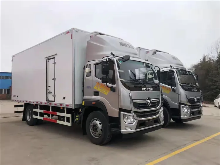 Hot Sale Small Refrigerator Box Truck Freezer Refrigerated Truck For Frozen Food Transport