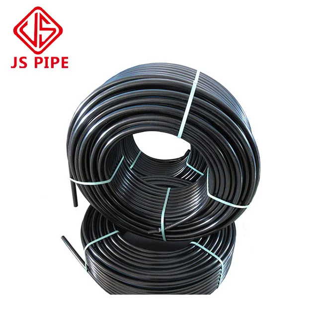 HDPE PIPE 32mm  WALL THICKNESS 3.0MM PN16 1 Inch Hdpe Black Plastic Water Pipe Roll  Pe 100