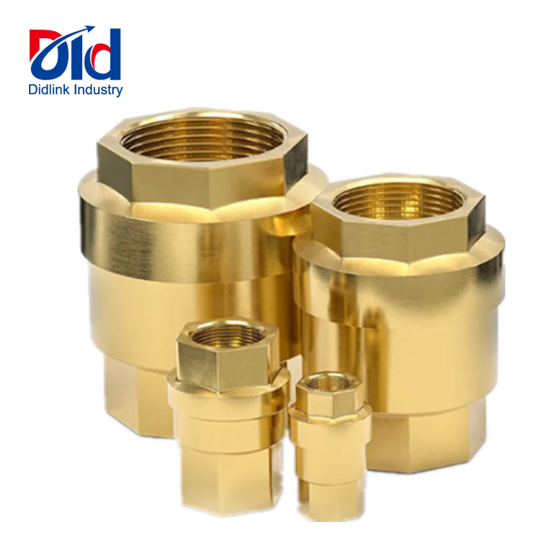 DN50 с внутренней резьбой WOG200 латунный горизонтальный обратный поворотный клапан ручной штекер изготовленный