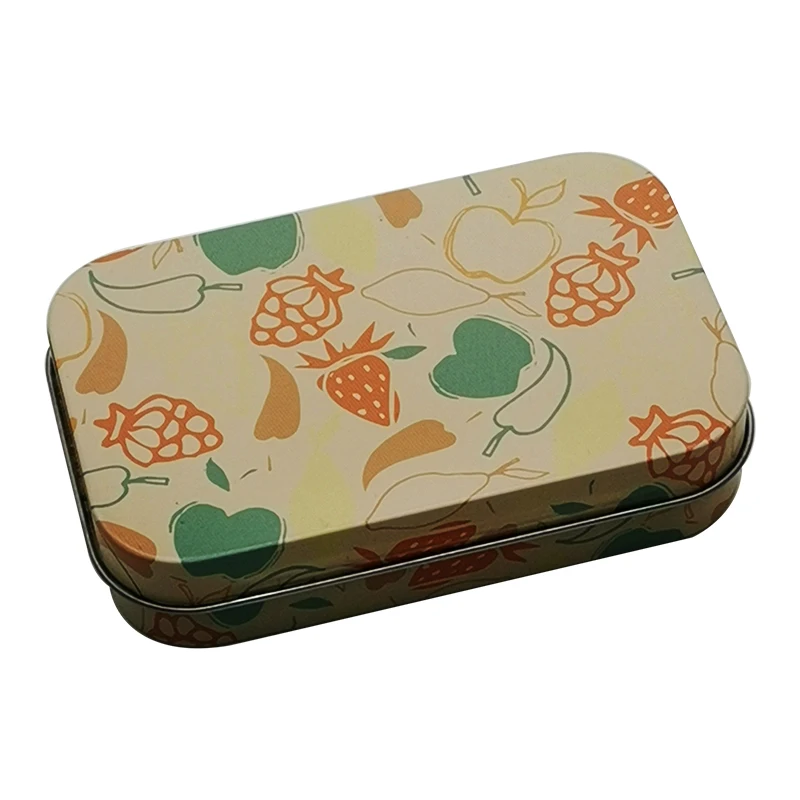 New Arrival Food Grade Child Proof Small Hinge Tin Box  For Candy Mint Pill Portable