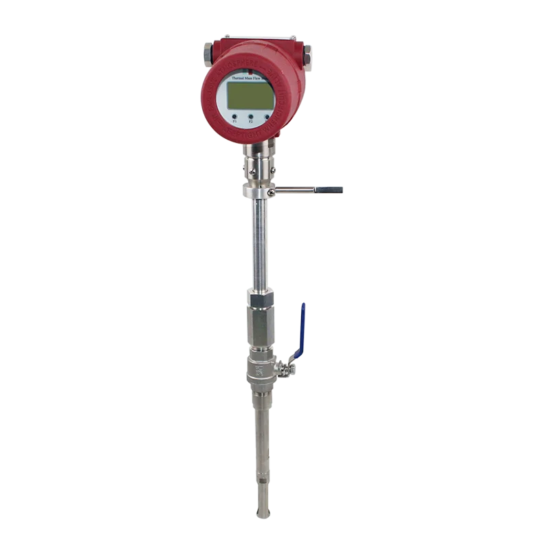 Explosion Proof Digital Air Thermal Mass Flowmeter LPG Gas Flow Meter