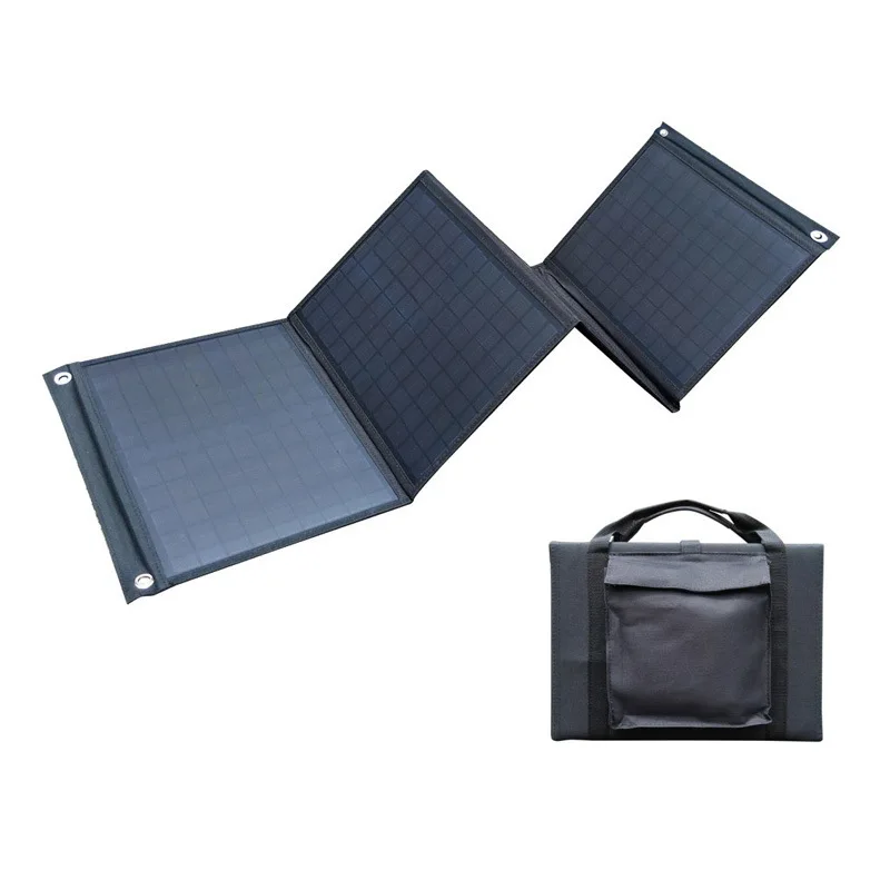 Складная солнечная панель, многофункциональная зарядка, мобильная энергия, внешнее энергосбережение, Солнечная Складная Сумка 100W