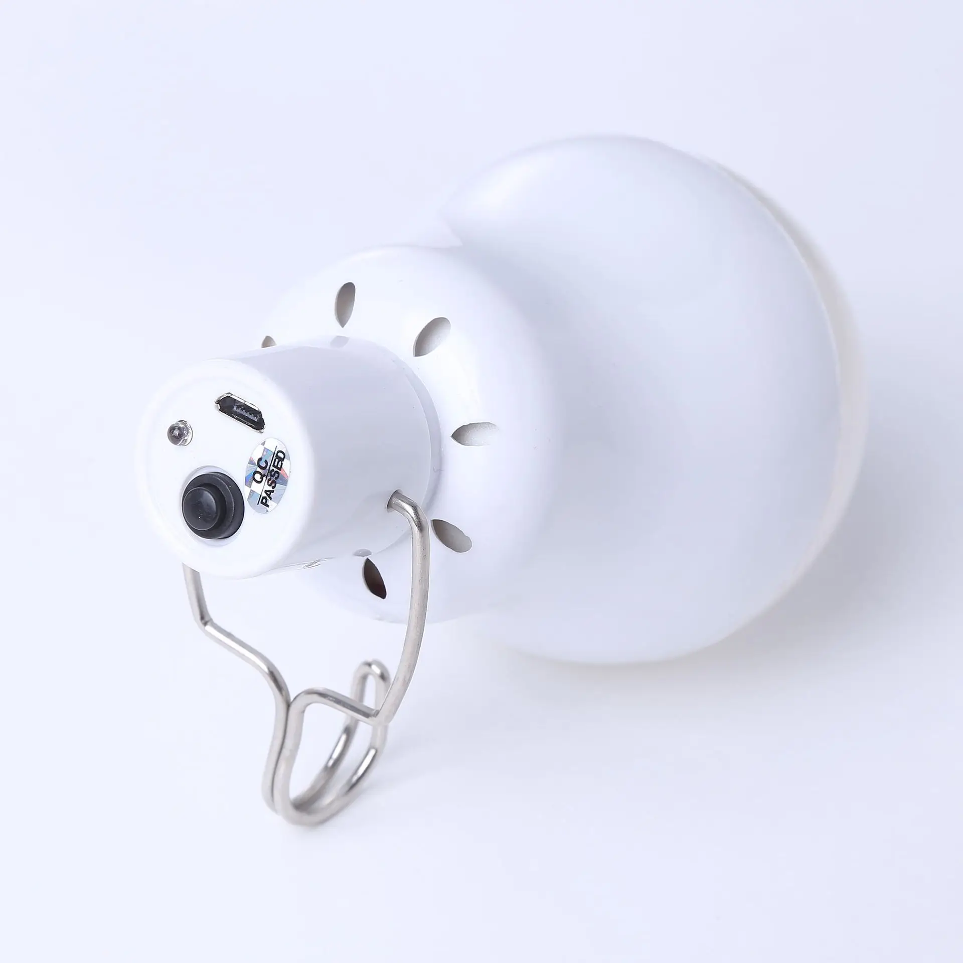 China factory Outdoor Solar panel powered mini portable lamp rechargeable Solar LED Bulb Camping Lights for tent hiking fishing