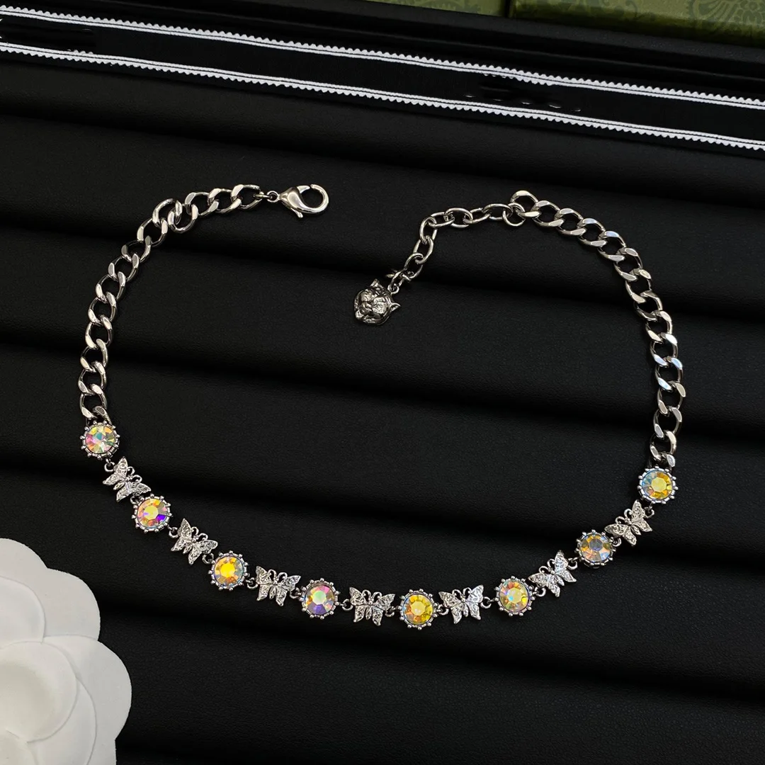 New Arrival High Quality Luxury Famous Brand Inspired Designer GG Lion Head Necklace Bracelet Jewelry Set for Women