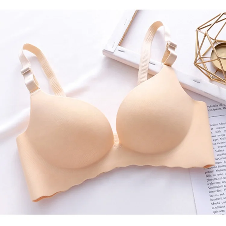 2228 Low Price Wireless Gather Thin Cup Brassiere No Wire Push Up Bra Seamless Bras Women