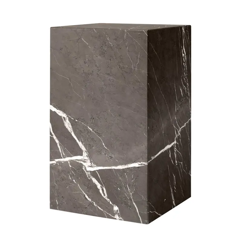 Новейший натуральный мраморный камень Plinth домашняя мебель журнальный столик