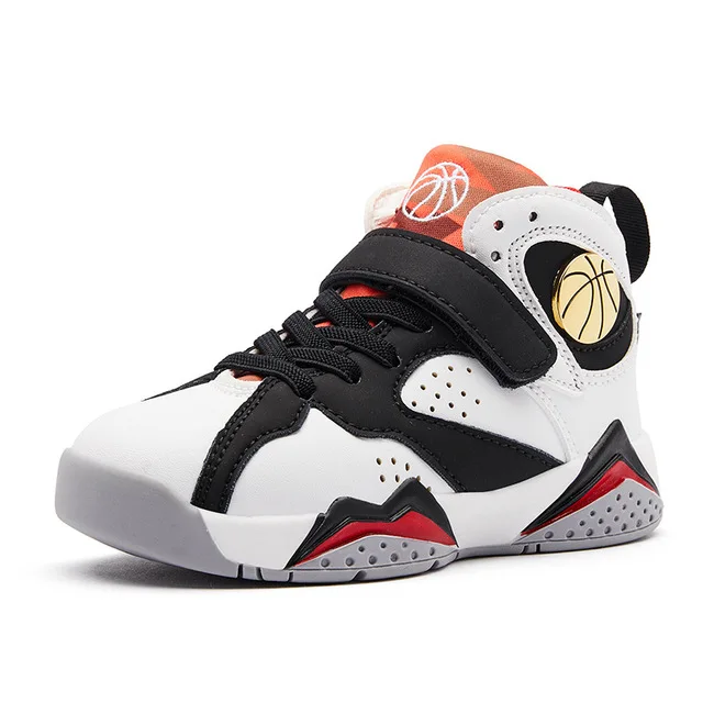 Новые детские баскетбольные кроссовки для осени, детские кроссовки для мальчиков среднего размера, спортивная обувь для мальчиков