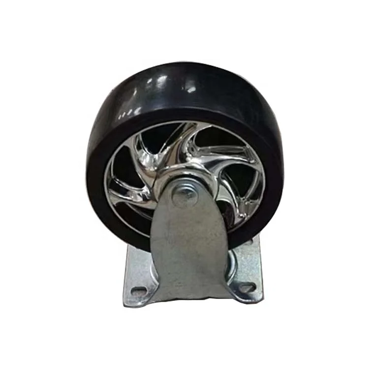 5 inch Industrial Tool Cabinet Cart Swivel Black PP Caster