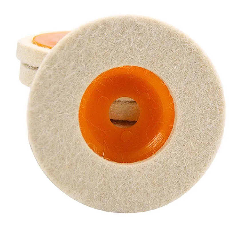 125mm 5 Inch Hard Wool Pad Buffing Angle Grinder Wheel Felt Polishing Disc For Angle Grinders And Polishing Machines
