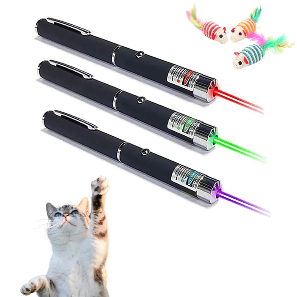  Игрушечный инструмент Laserpen тренировочный для домашних животных 3 режима 7 в 1 интерактивные лазерные игрушки кошек