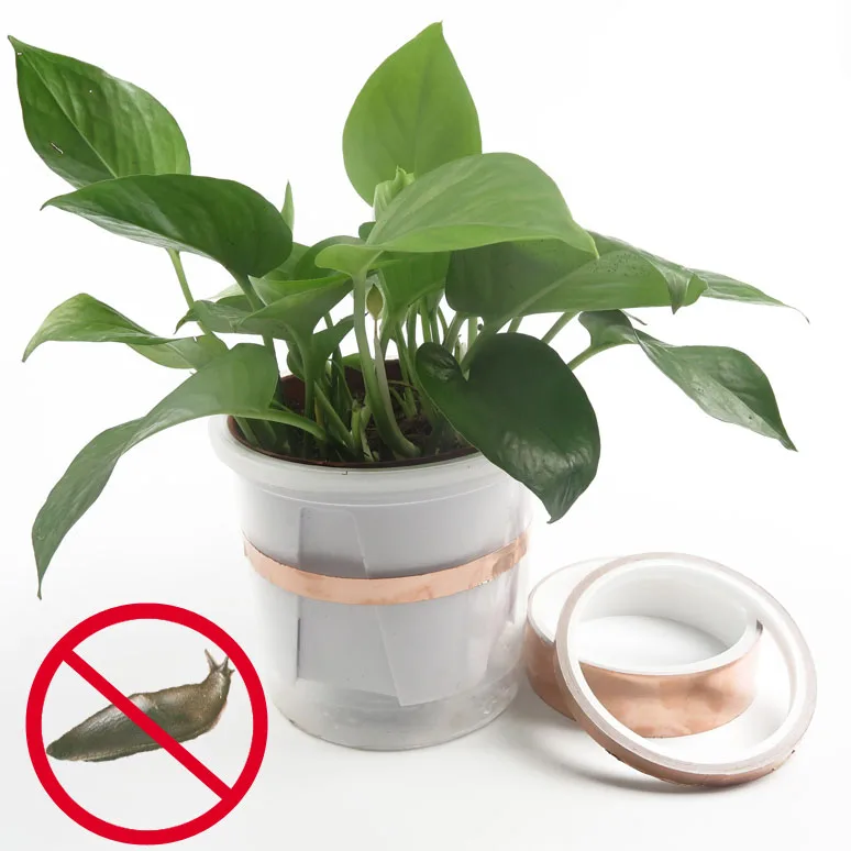 Thermal Conductive Shielding Copper Foil Adhesive Tape Sheet Roll,Decoration Ribbons,Insulated Copper Foil Against Snails