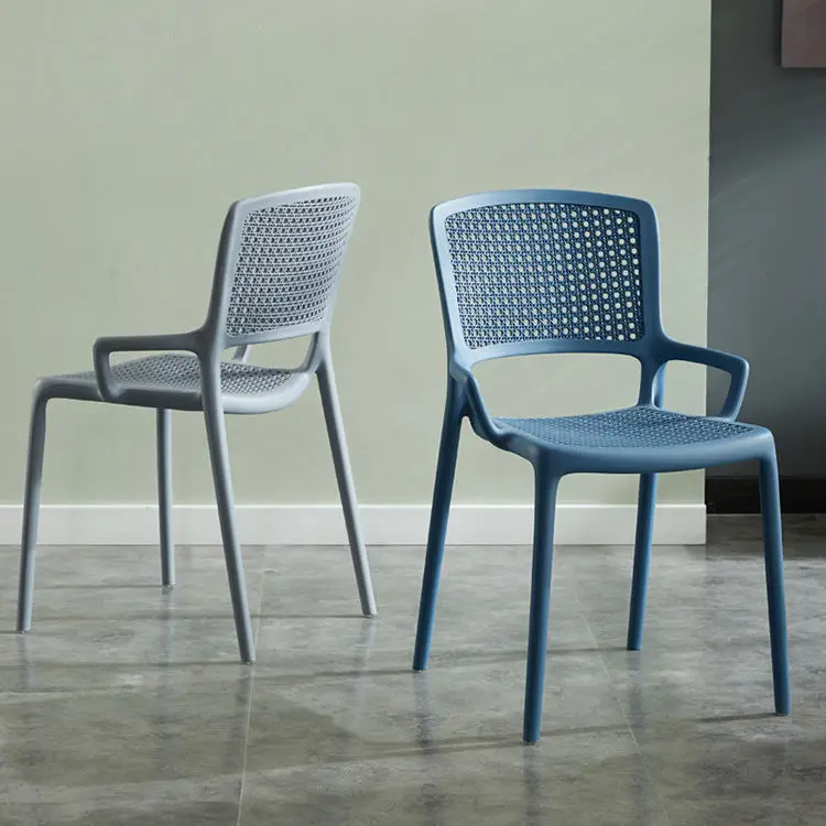 Molded Dinning Room Furniture Cheap Price Modern Restaurant Leisure Cafe Stackable plastic chairs