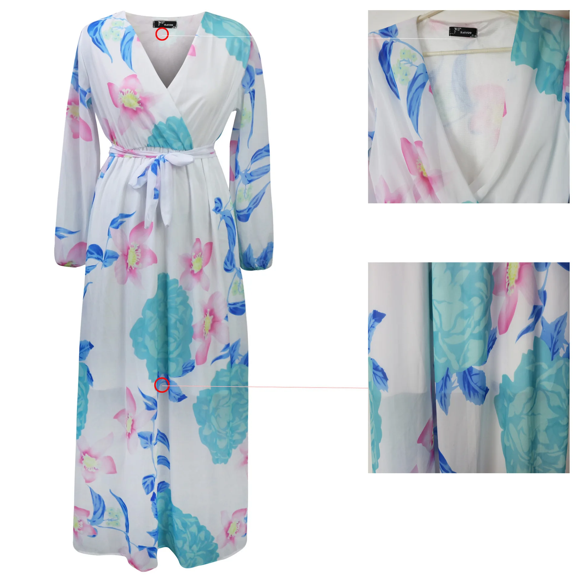 Summer Long Dress Floral Print Short Sleeve Elegant Tunic Maxi Women Evening Party Dress Sun Dress