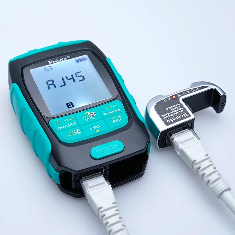 Proskit MT-7615 MT-7616 4in1 Li-Lion Battery Optical Power Meter Visual Fault Locator Network Cable Tester VFL