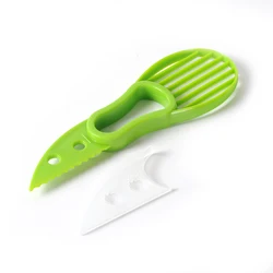 plastic kiwi fruit cutting spoon, kiwi serrated knife peeling scoop, avocado meat cutter tool avocado slicer