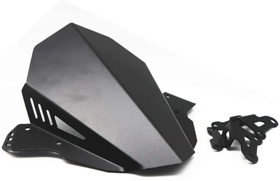 Ruizhi Motorcycle Windshield Windscreen Aluminum Kit Deflector for MT09 FZ09 FZ09 FZ-09 FZ 09 Customize Size