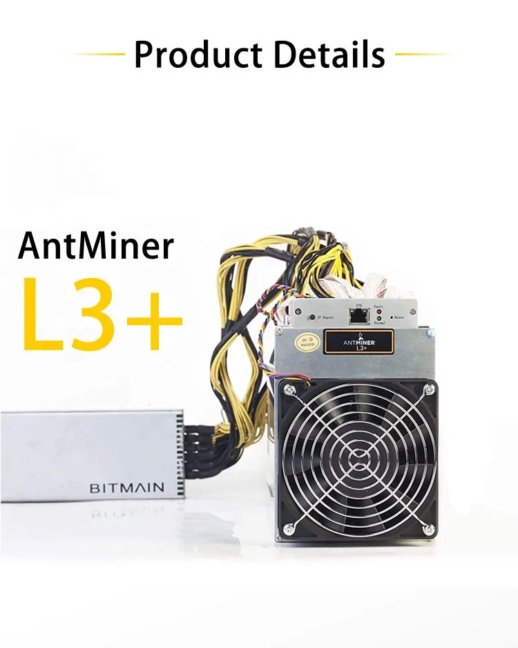 Самая низкая цена антимайнер L3 + Майнер в наличии для Litecoin машинки antminer с блоком питания течение 7 дней