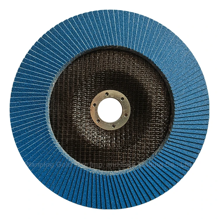 YIZE 7 inch 180mm grit 120 aluminum oxide abrasive flap disc for metal grinding