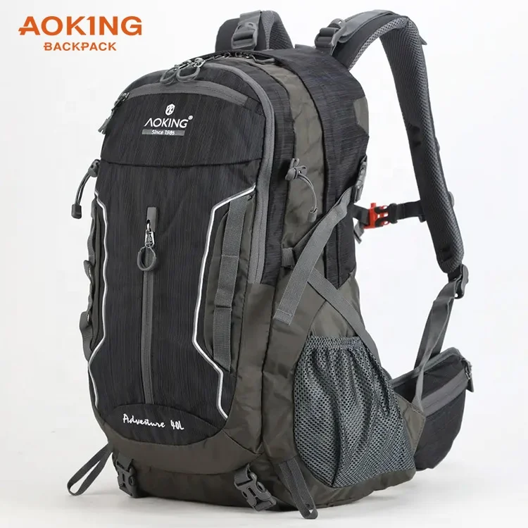 Custom sports polyester 40L capacity ultralight other travel large outdoor mochilas de senderismo waterproof hiking bag backpack