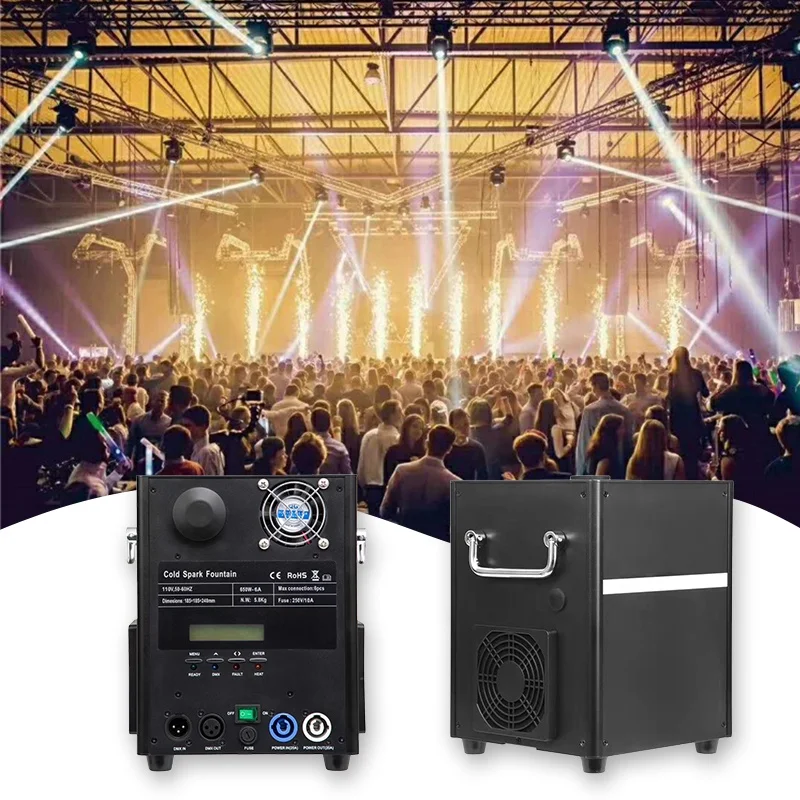 cold fireworks sparkler spark machine dmx remote wedding party stage effects sparkular machine