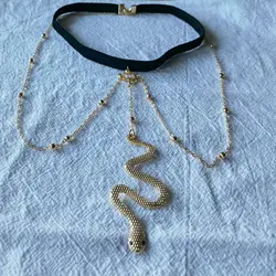Hot selling Leg Chains Sexy Women Personality Snake Pendant Thigh Chain