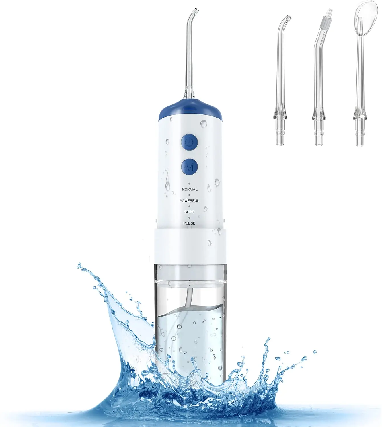 USB Rechargeable Oral Irrigator Water Flosser Portable Dental Water Jet 200ML Water Tank Waterproof  Teeth Cleaner