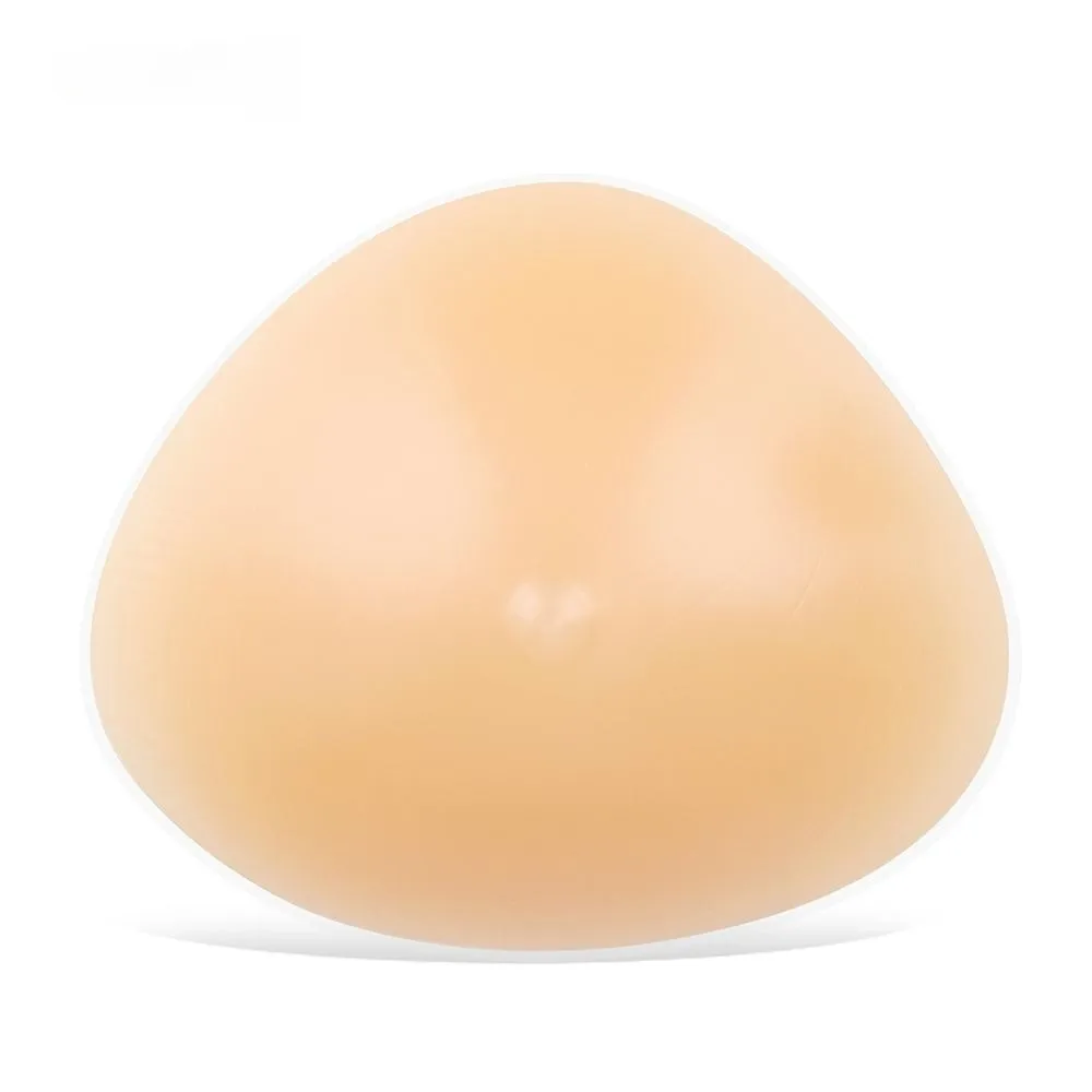 ONEFENG Triangle Silicone Breast Form Mastectomy Prosthesis Concave Bra Enhancer Inserts (1 Piece)
