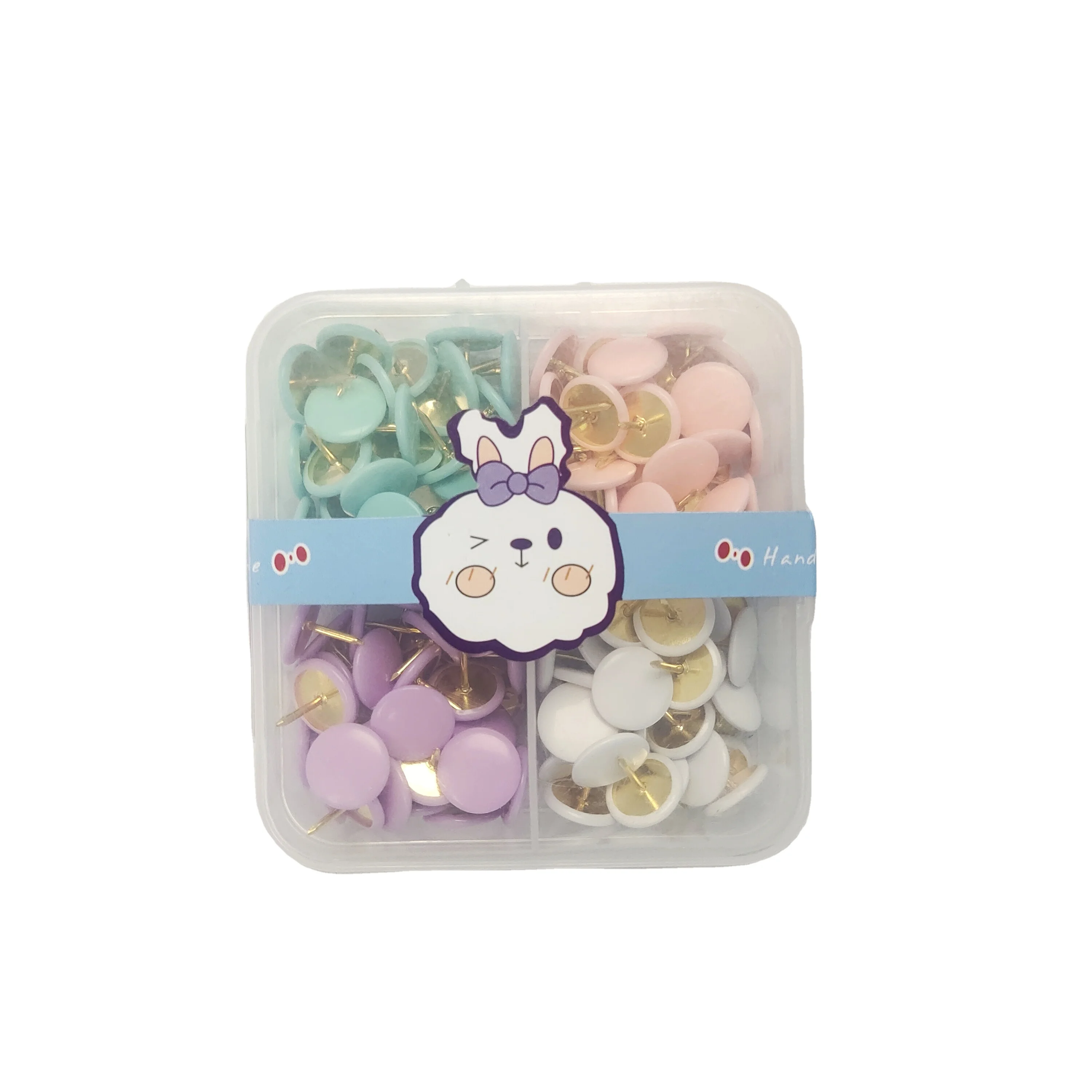 Hot Sell Desktop Stationery colored push pins