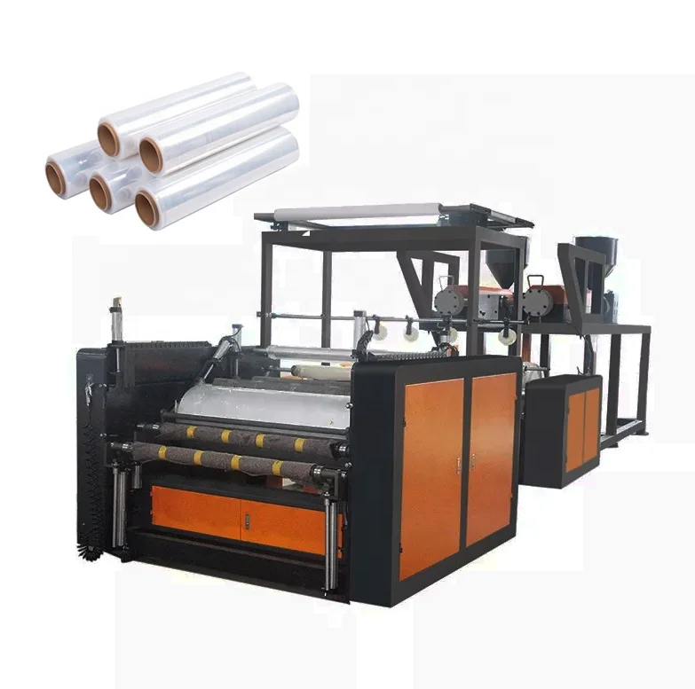 Food grade PVC Stretch Cling Film Machine PVC cling film which for food wrapping production line laminating equipment machinery